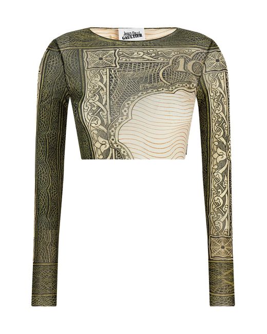 Jean Paul Gaultier 're-edition - The Green Cartouche' Top
