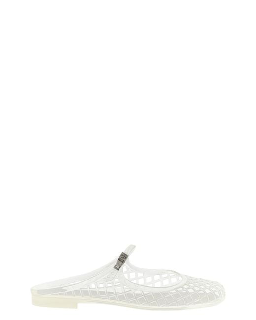 Tory Burch White 'Mello Mary Jane Jelly' Sabots