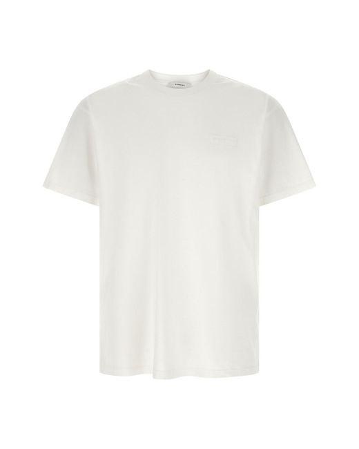 Givenchy White ' Paris' Grosgrain T-shirt for men