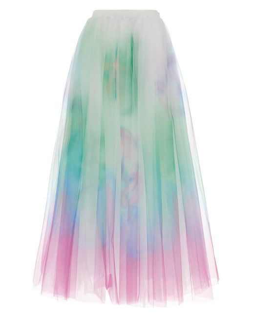 Twin Set Multicolor Tulle Skirt