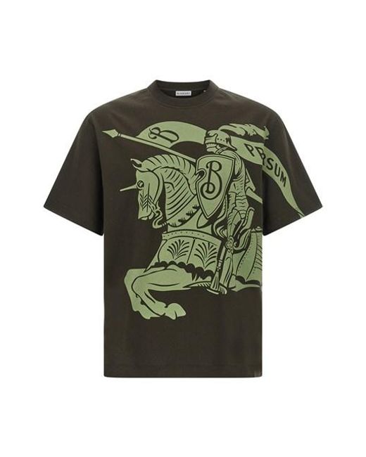 T-shirt 'EKD' di Burberry in Green da Uomo
