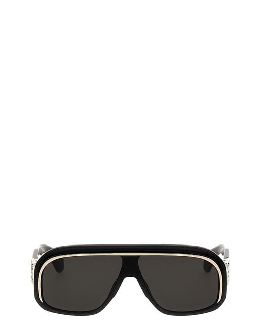 Palm Angels Black 'reedley' Sunglasses