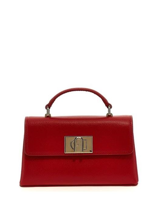 Furla '1927' Mini Handbag in Red | Lyst