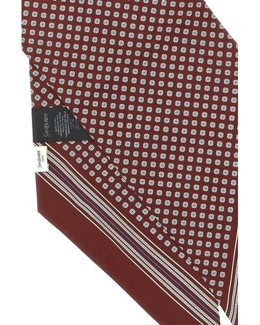 Sciarpa Lavallière di Saint Laurent in Red da Uomo