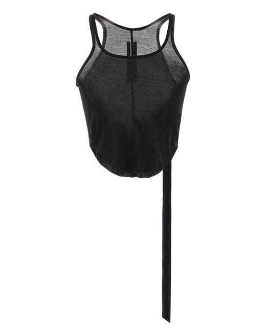 Tank top 'Basic' di Rick Owens in Black
