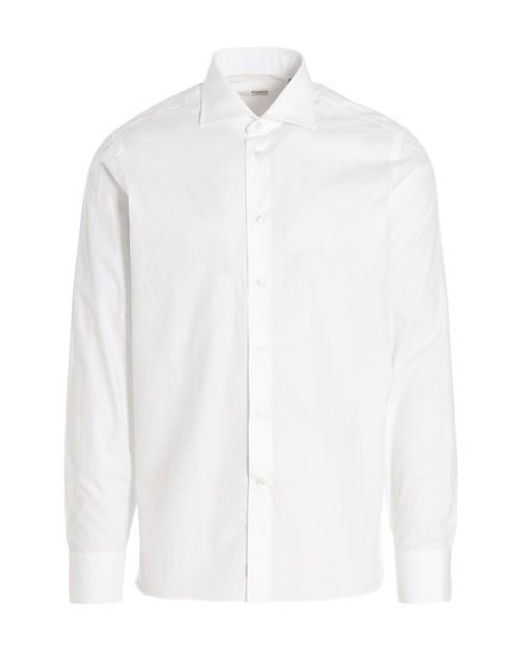 Camicia 'Marechiaro' di Borriello in White da Uomo