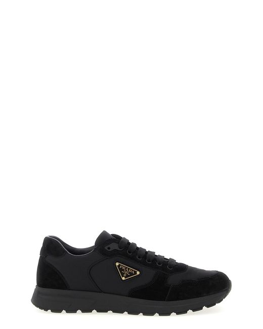 Prada Black 'Prax 2.0' Sneakers for men