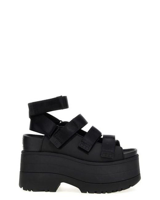 Ugg Black 'goldenrise' Sandal