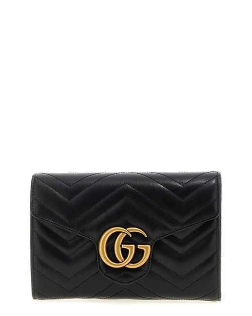 Gucci Black 'Gg Marmont 2.0Â€ Mini Crossbody Bag