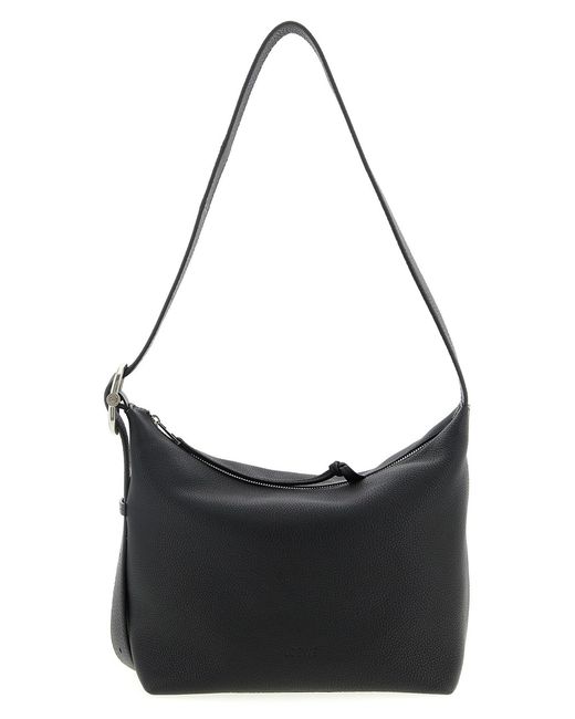 Loewe Black 'Loop Cubi M' Shoulder Bag for men