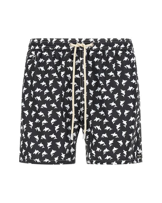 Mc2 Saint Barth Black 'lighting' Swimsuit for men