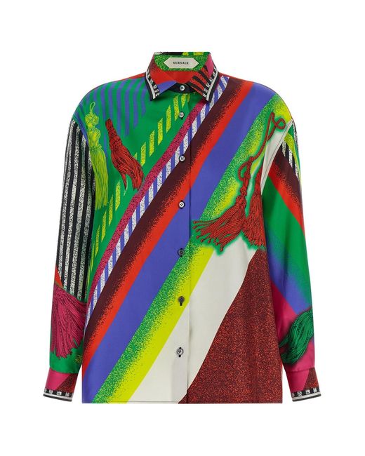 Versace Multicolor Hemd "Formula 6"
