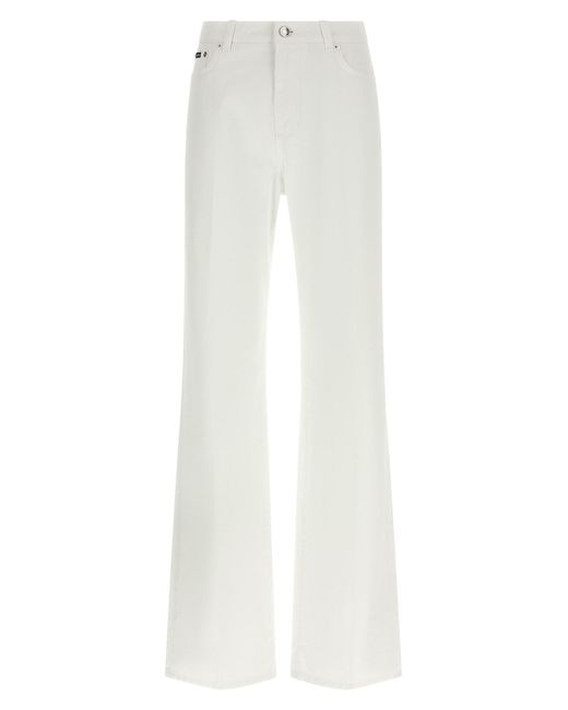 Dolce & Gabbana White Denim Jeans