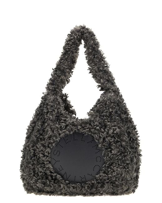 Stella McCartney Black Teddy Shoulder Bag