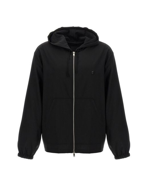 Givenchy Black Zip Sweatshirt for men