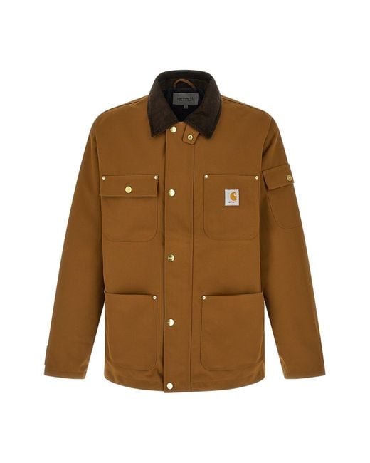 Carhartt Brown 'clapton' Jacket for men
