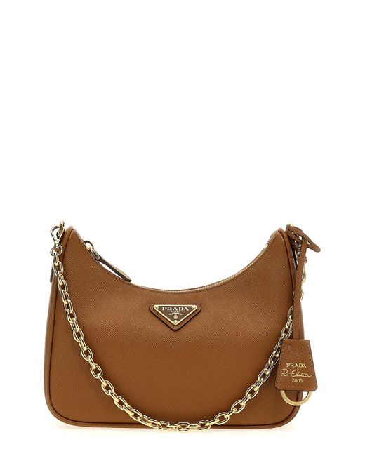 Prada Brown Umhängetasche " Re-Edition 2005"