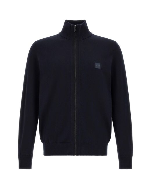 Boss Blue 'kanozip_s' Cardigan for men