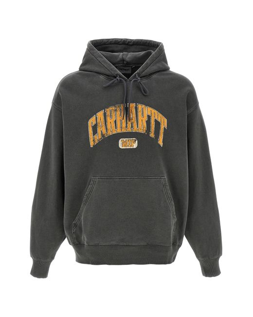 Carhartt Kapuzenpullover "Library" in Gray für Herren