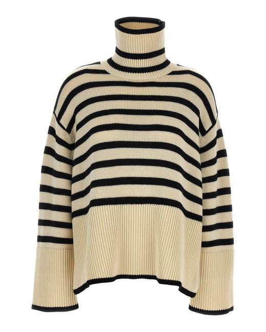 Totême Black 'signature Stripe' Sweater