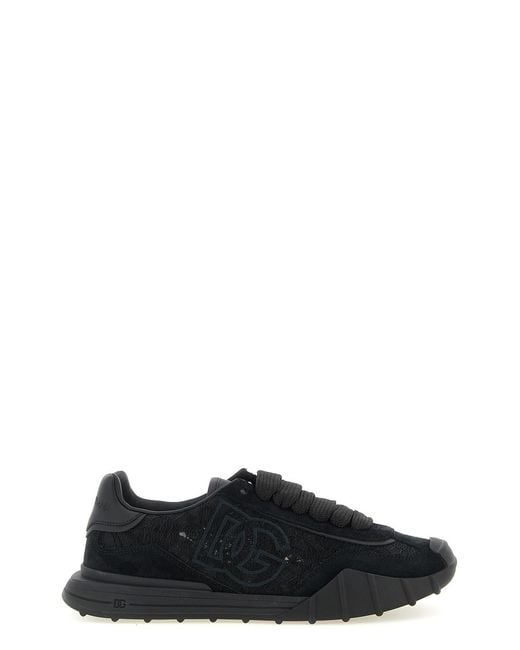 Dolce & Gabbana Black 'dg Athletic' Sneakers
