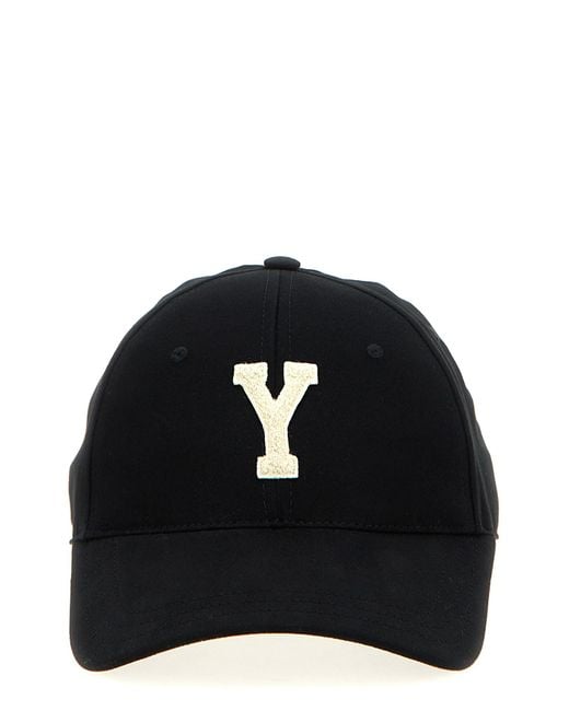 Saint Laurent Black College Style Y Cap