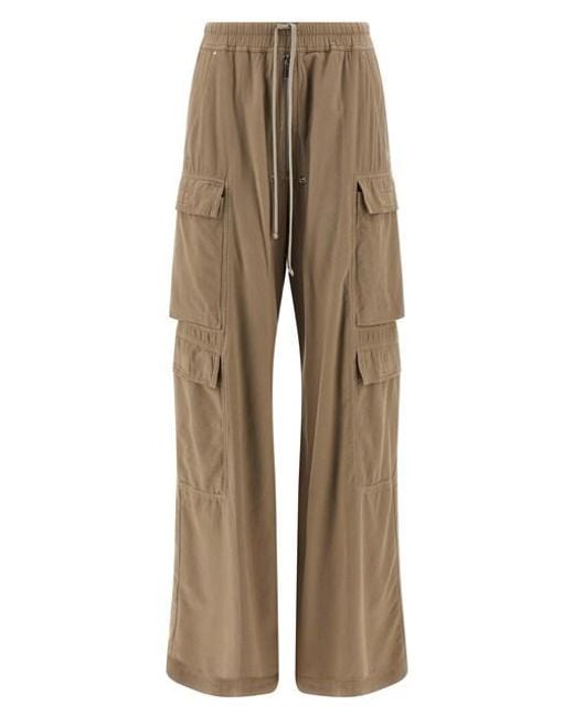 Pantalone 'Double Cargo Jumbo Belas' di Rick Owens in Natural