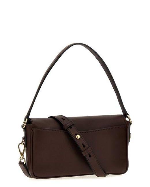 Borsa a spalla 'Penny' di Miu Miu in Metallic