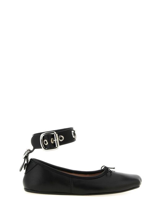 Vivienne Westwood Black 'bardot' Ballet Flats