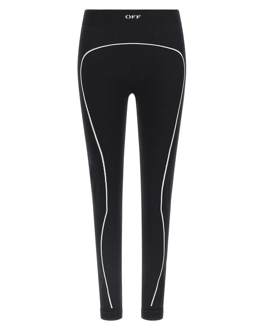Off-White c/o Virgil Abloh Black 'Off Active' Line Leggings