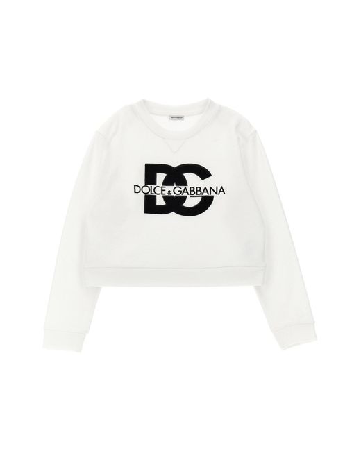 Dolce & Gabbana Black Sweatshirt Mit Logo