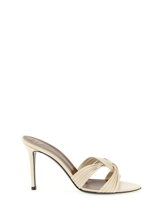 Giuseppe Zanotti Metallic 'clandestino' Sandals