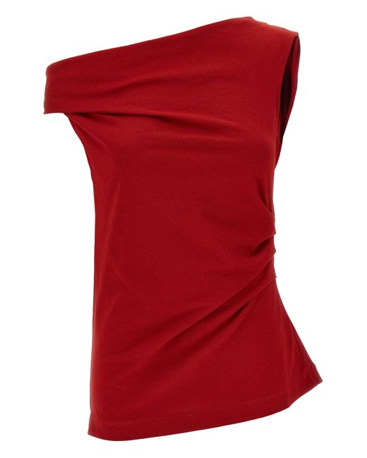 Dries Van Noten Red Top "Henray"