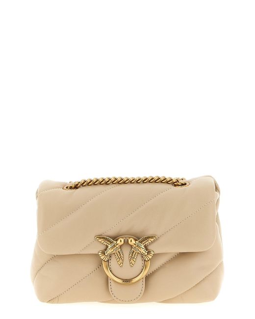 Pinko Natural 'love Mini Puff' Crossbody Bag