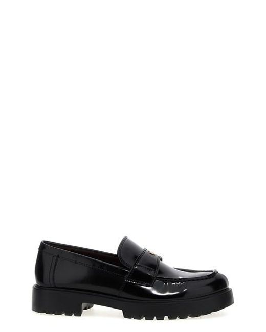 Tory Burch Black 'classic Lug' Loafers