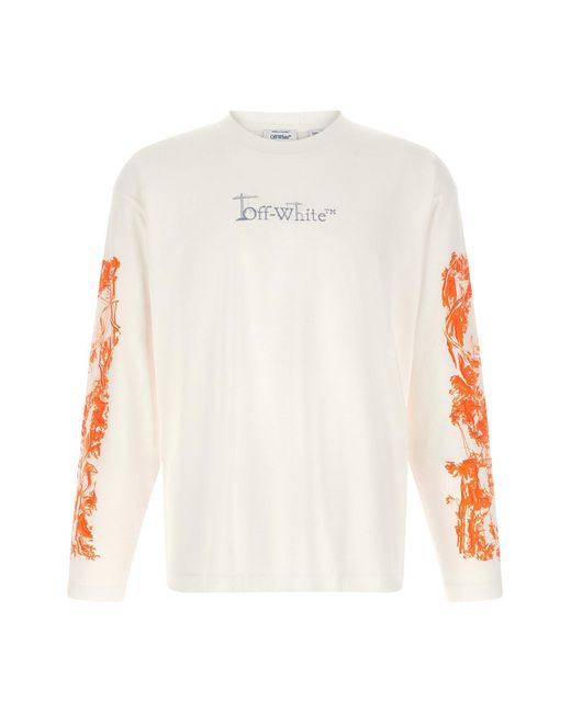 Off-White c/o Virgil Abloh White 'city Nature Skate' T-shirt for men