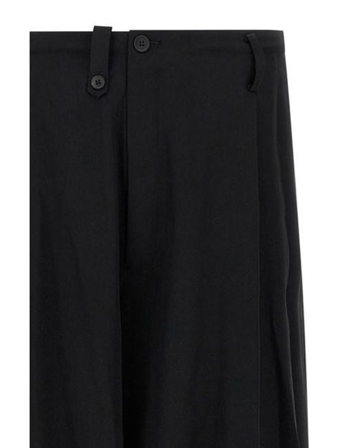 Pantalone 'New Standard Wallet' di Yohji Yamamoto in Black da Uomo