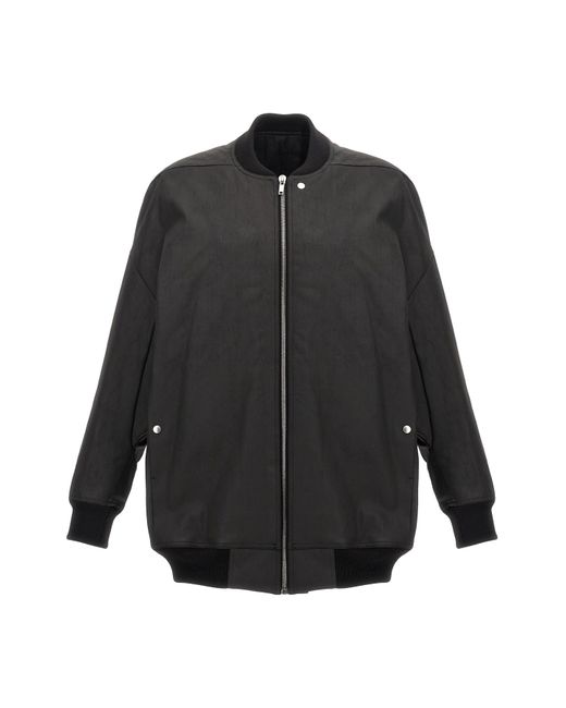 Rick Owens Black 'jumbo Peter Flight' Jacket for men