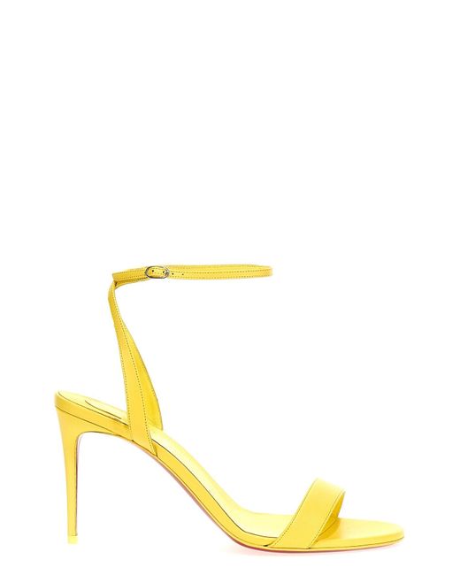 Christian Louboutin Yellow 'loubigirl' Sandals