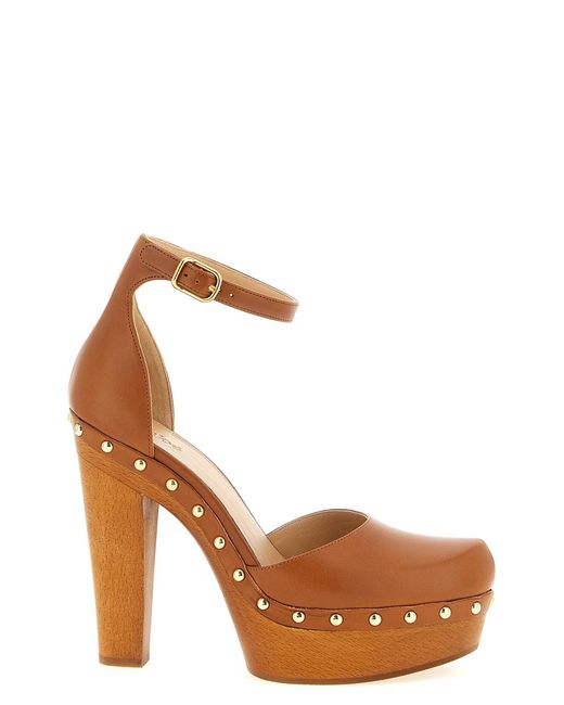 Chloé Brown 'Lola' Pumps