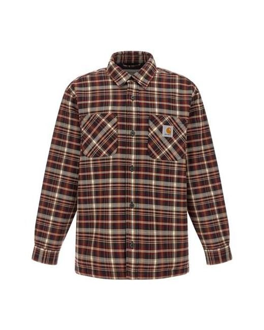 Carhartt Brown 'cronyn' Overshirt for men