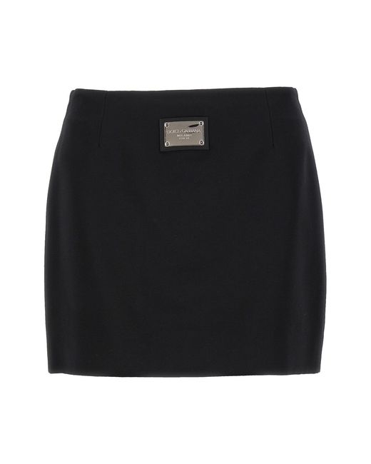 Dolce & Gabbana Black 'dna' Skirt