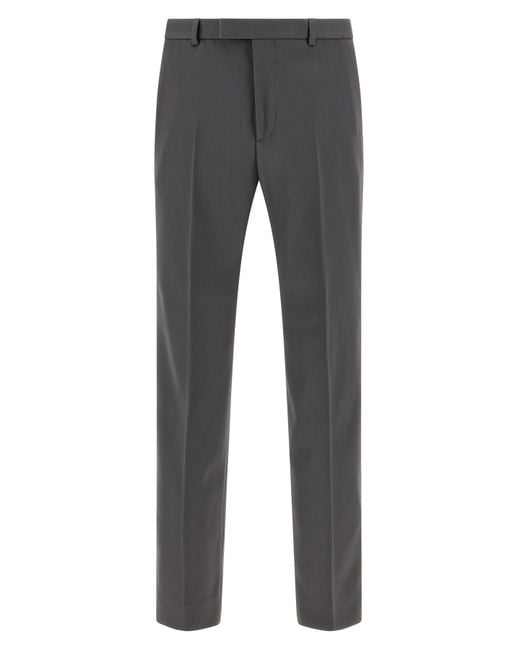 Gucci Gray Tailored Trousers for men