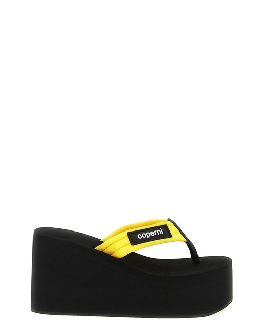 Coperni Green Thong Sandals