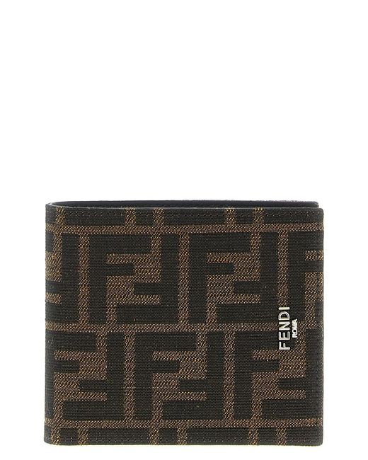 Fendi Black Diagonal Wallet for men
