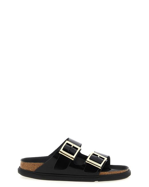 Birkenstock Black 'arizona Droplet Buckle' Sandals