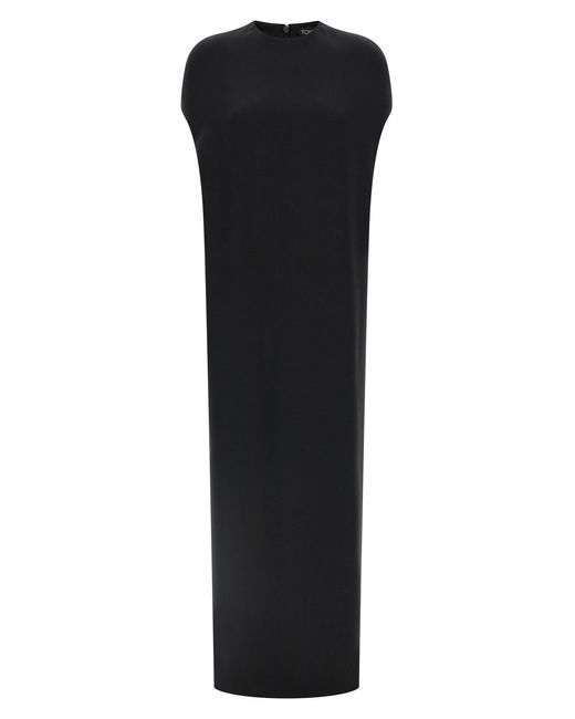 Tom Ford Black Double Georgette Jumpsuit