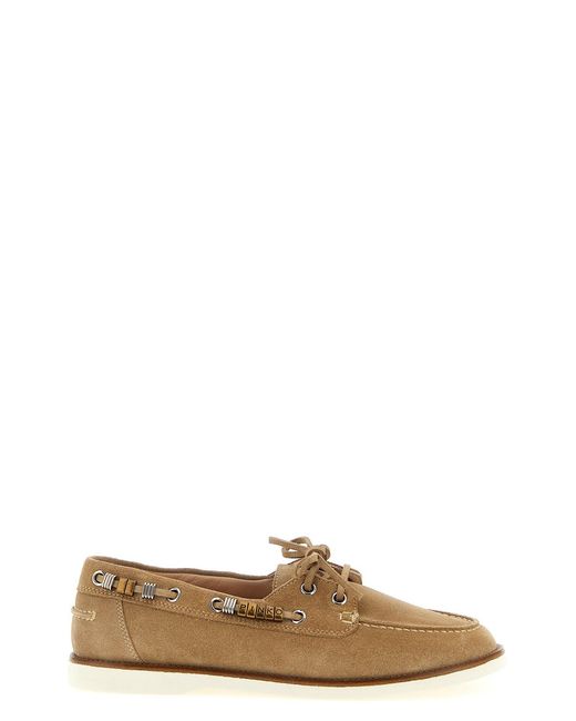 Pinko Brown 'grace 01' Boat Shoe