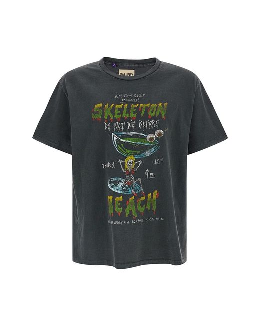 GALLERY DEPT. Green 'don't Die' T-shirt for men
