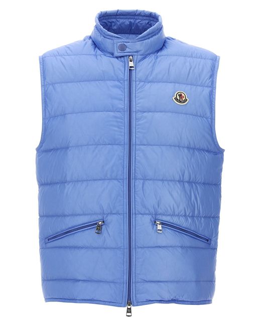 Moncler Blue 'Gui' Vest for men